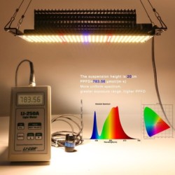 LED Pflanzenlicht - Vollspektrum - Fito-Lampe - 465 LED - 300W - 4 Stück