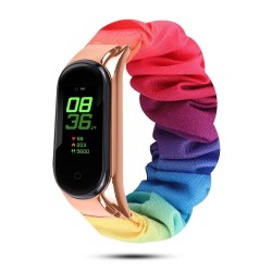 Ersatzband - elastisches Scrunchies-Armband - für Xiaomi Mi Band 3 / 4 / 5 / 6