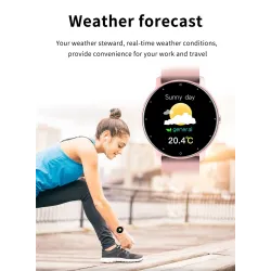 LUIK - Smart Watch - volledig touchscreen - fitnesstracker - bloeddruk - waterdicht - Bluetooth - Android IOSSmart-Wear