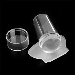 Transparante siliconen nagel stempelen - kit voor manicure kunstApparatuur