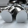 Modieuze handgemaakte sleutelhanger - met 3D astronaut - ruimterobotSleutelhangers