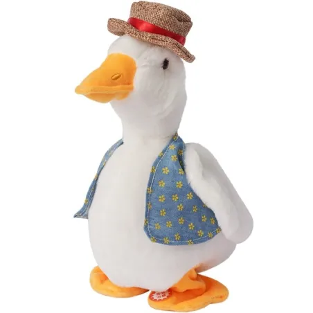 Robot duck - electronic plush toy - with sound - dancing / walking / talking / singingSpeelgoed