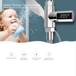Watertemperatuurmeter - thermometer - LED LCD display - 360 graden draaibaar - voor douche / badBadkamer & Toilet