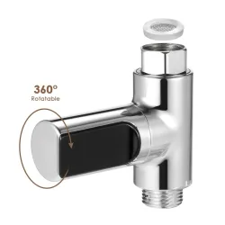 Watertemperatuurmeter - thermometer - LED LCD display - 360 graden draaibaar - voor douche / badBadkamer & Toilet