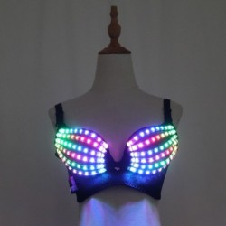 LED leuchtender BH - sexy Partyoutfit - Maskeraden / Halloween