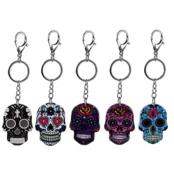 Mexicaanse schedel - sleutelhanger van acrylSleutelhangers