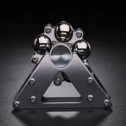 Metalen fidget spinner - anti-stress handspeelgoed - zelfmontage gyroscoopFidget-spinner