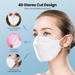 Gesichts-/Mundschutzmasken - antibakteriell - wiederverwendbar - FPP2 - KN95