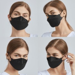 Gesichts-/Mundschutzmasken - antibakteriell - 3-lagig - 4D-Design - FPP2 - KN95