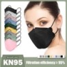 Gezicht / mondbeschermende gezichtsmaskers - antibacterieel - 3-laags - 4D design - FPP2 - KN95