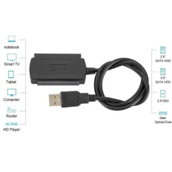 3 in 1 USB 2.0 naar IDE / SATA - 2,5" 3,5" harde schijf - HDD-converter - adapter - kabelHarde schijven