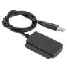 3 in 1 USB 2.0 naar IDE / SATA - 2,5" 3,5" harde schijf - HDD-converter - adapter - kabelHarde schijven