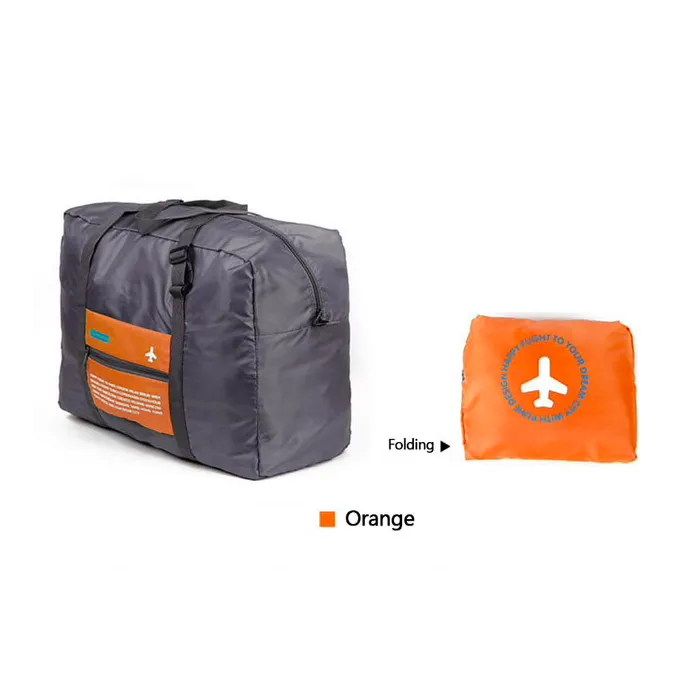 Waterproof nylon travel bag - large capacity - foldable - unisexBags