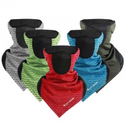 Multifunctionele sjaal - halfgelaatsmasker voor fietsen - bivakmuts - wintersport - unisexWintersport