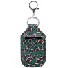 Leren flessenhoes - voor handdesinfectie / parfumflesjes - met sleutelhanger - 30mlSleutelhangers