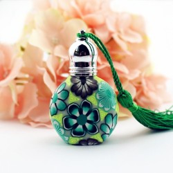 Colorful empty glass bottles - with roll on - refillable - perfume container - 10 pieces - 10mlPerfume