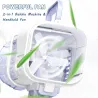 Elektrisch bellenblaaspistool / machine - met koelventilator / verlichting - 64-gaatsSpeelgoed