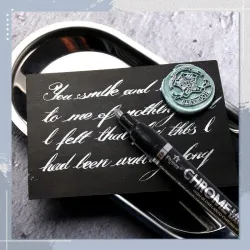 Liquid silver marker - mirror chrome finish - permanent inkPens & Pencils