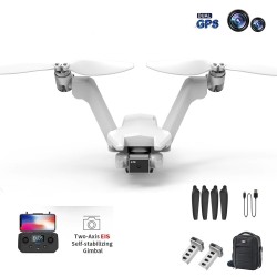 V shaped quadcopter - foldable - with twin propellers - two-axis gimbal - camera - GPS - professional RC Drone