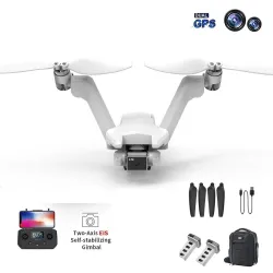 V-vormige quadcopter - opvouwbaar - met dubbele propellers - gimbal met twee assen - camera - GPS - professionele RC DroneDrones