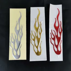 Car / motorcycle sticker - 3D fire flameStickers