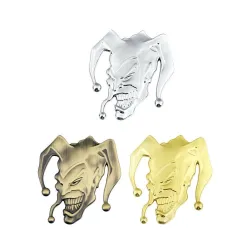 Auto / motor sticker - metalen embleem - boze clownStickers