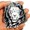 Auto / motor sticker - metalen embleem - 3D leeuwenkopStickers