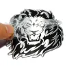 Auto / motor sticker - metalen embleem - 3D leeuwenkopStickers
