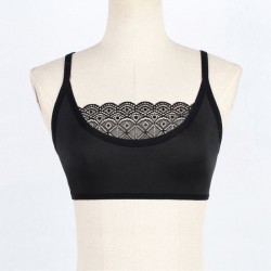 Sexy wireless bra - short top - with laceLingerie