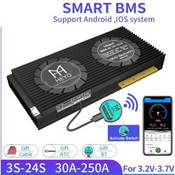 BMS Lifepo4 4S slimme batterij - met balancer - Bluetooth / Android / IOS - 12V - 72V - 30A - 200ABatterijen