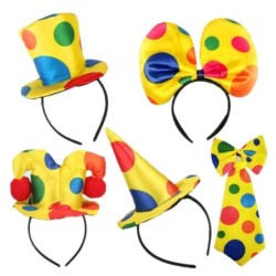 Headband / bow / tie - clown patterns - costume accessoriesCostumes