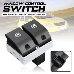Schalter für elektrische Fensterheber im Auto - für VW / Polo 9N / Seat / Ibiza / Cordoba