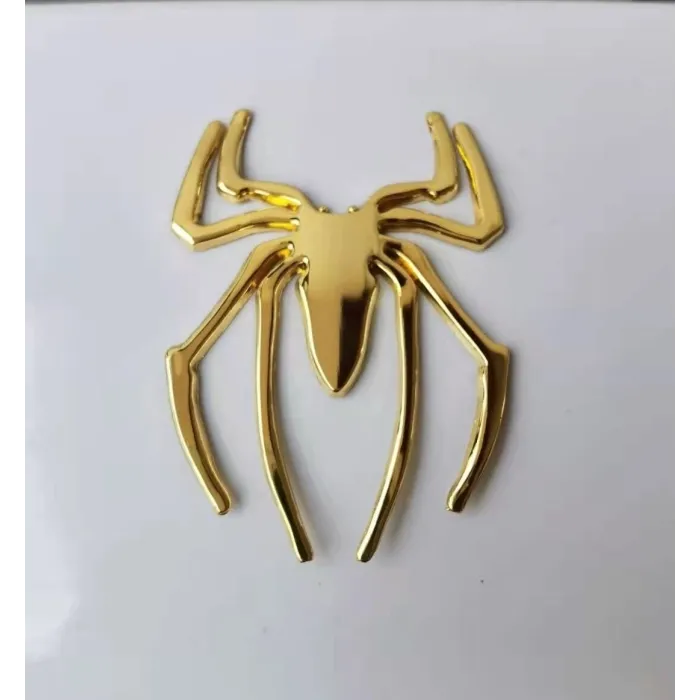 3D-spin - metalen autostickerStickers