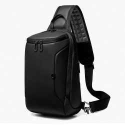 Fashionable crossbody bag - backpack for 9.7" iPad - with USB charging port - waterproof