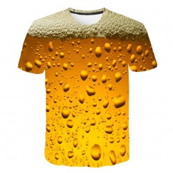 3D-gedrucktes T-Shirt - Bierblasen