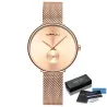CRRJU - modieus luxe horloge - met mesh band - waterdichtHorloges