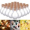Mini glass bottles - with cork lid - for perfumes - wedding decorations - 10 piecesPerfume