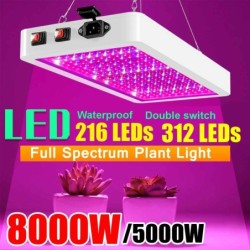 Pflanzenwachstumslampe - Vollspektrum - LED-Licht - wasserdicht - 5000W / 8000W