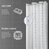 Plant grow LED phyto lamp - hanging double tube - full spectrum - hydroponic - 50cmGrow Lights