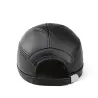 Modieuze vintage baseballcap - echt leer - unisexPetten & Hoeden