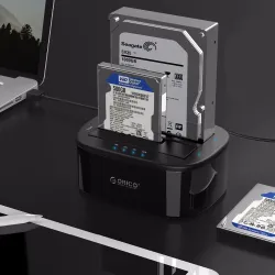 ORICO 2.5 - 3.5 Inch Harde Schijf Dockingstation USB 3 - Dual-Bay HDD - SSD Harde SchijfHarde schijven