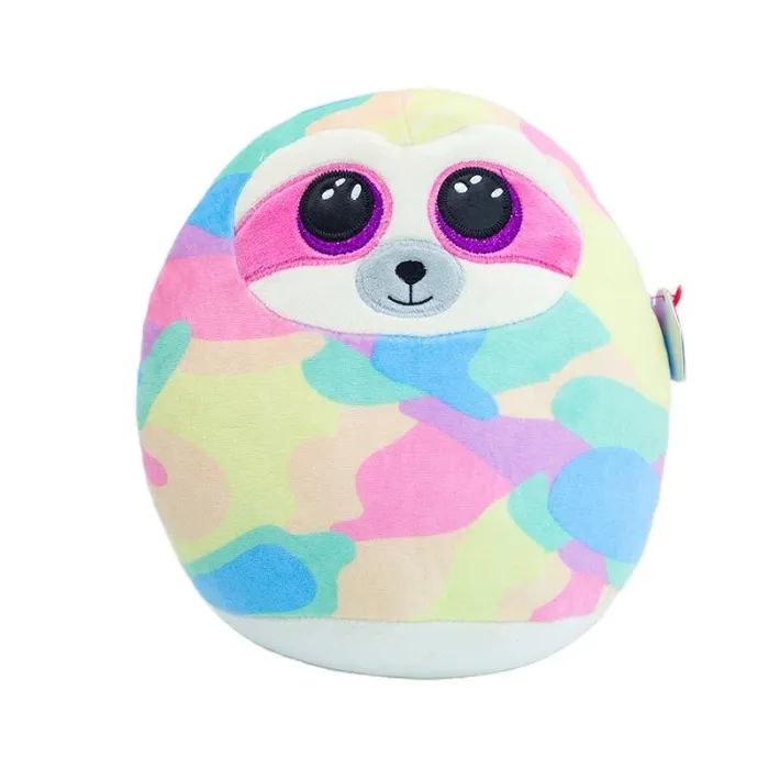 Zacht gevuld kussen - knuffel met grote ogenKnuffels