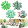 Decoratief pluche kussen - succulente cactusplantKussens