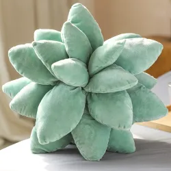 Decoratief pluche kussen - succulente cactusplantKussens
