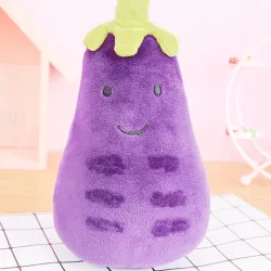Auberginevormig kussen - knuffelKnuffels