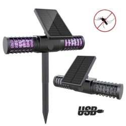 Solar-Mückenvernichterlampe - Outdoor - Wasserdicht - USB - UV-Licht