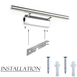 Moderne LED wandlamp - spiegellicht - RVSWandlampen