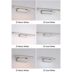 Moderne LED wandlamp - spiegellicht - RVSWandlampen