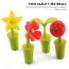 Wine bottle stopper - silicone - flowers shapedBar supply