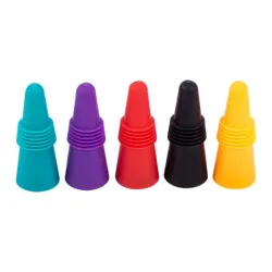 Silicone wine bottle stopper - leak proof - reusableBar supply
